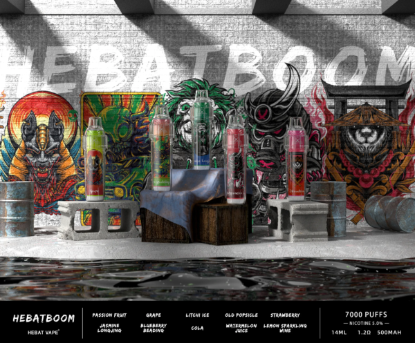 HEBAT喜貝五代拋棄式🪄7000口可充電🔋喜貝神舟喜貝boom上市！