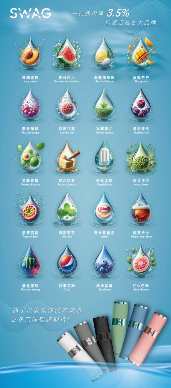 SWAG❤️‍🔥3顆入/通用一代🍬史上最好抽的糖果沒有之一(買五盒送一隻皮革機）